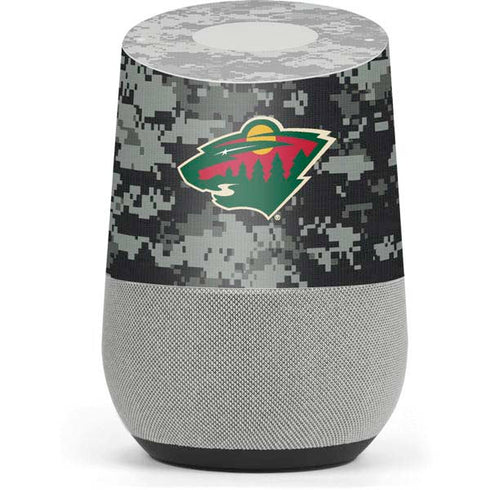 NHL Minnesota Wild Camo Google Home Skin