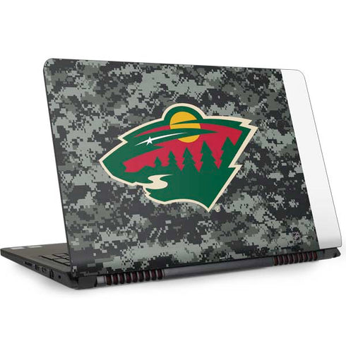 NHL Minnesota Wild Camo Dell Inspiron Skin