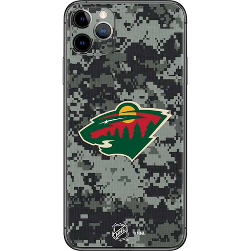 NHL Minnesota Wild Camo iPhone 11 Pro Max Skin