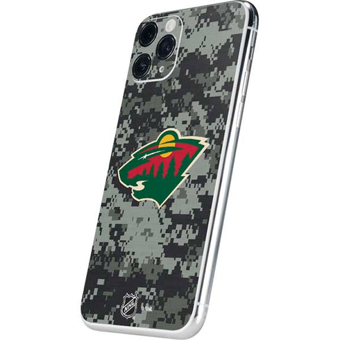 NHL Minnesota Wild Camo iPhone 11 Pro Skin