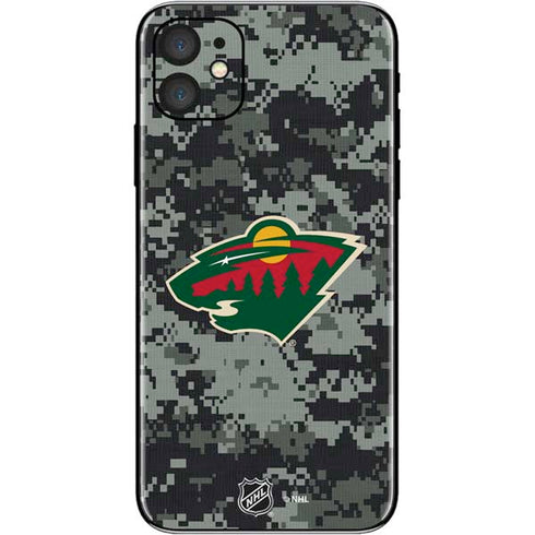 NHL Minnesota Wild Camo iPhone 11 Skin