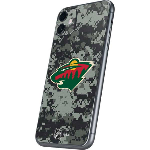NHL Minnesota Wild Camo iPhone 11 Skin