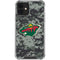 NHL Minnesota Wild Camo iPhone 12 Clear Case