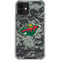 NHL Minnesota Wild Camo iPhone 12 Mini Clear Case
