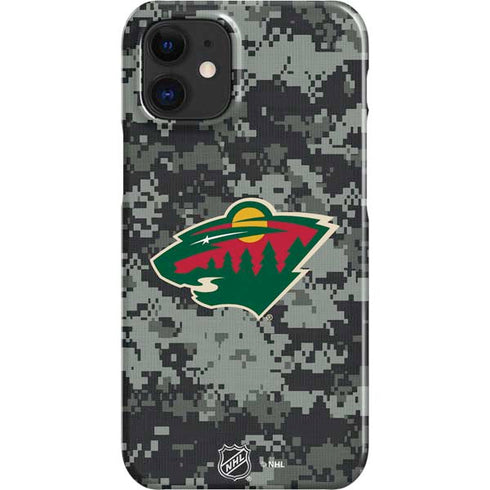 NHL Minnesota Wild Camo iPhone 12 Mini Lite Case
