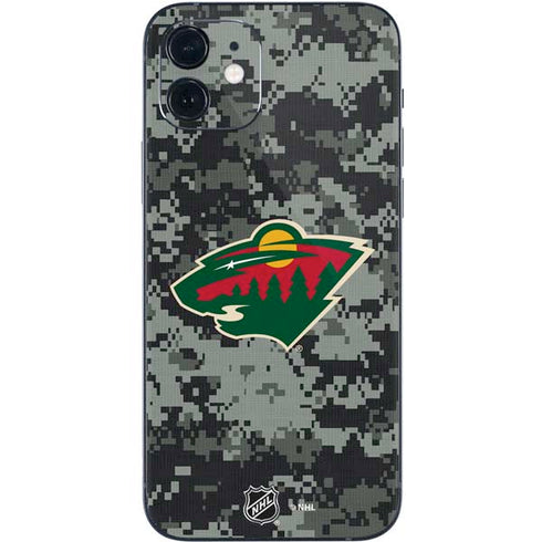 NHL Minnesota Wild Camo iPhone 12 Mini Skin