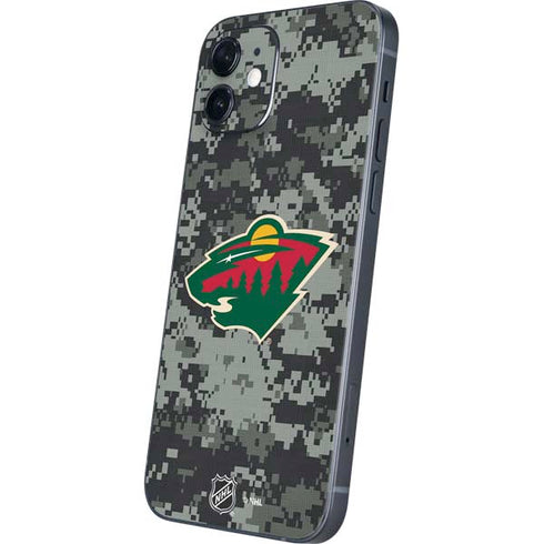 NHL Minnesota Wild Camo iPhone 12 Mini Skin