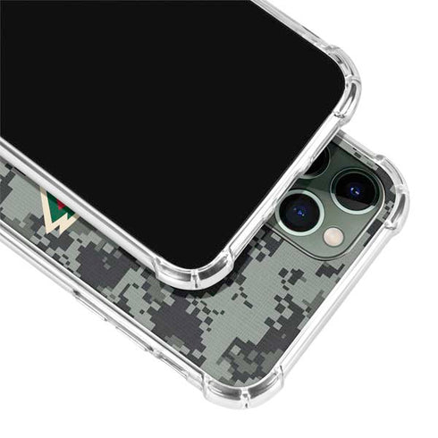 NHL Minnesota Wild Camo iPhone 12 Pro Clear Case