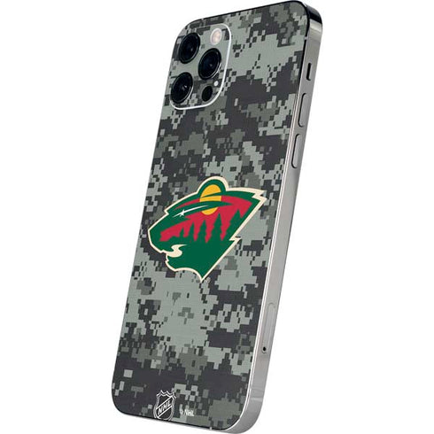 NHL Minnesota Wild Camo iPhone 12 Pro Max Skin