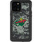 NHL Minnesota Wild Camo iPhone 12 Pro Max Waterproof Case