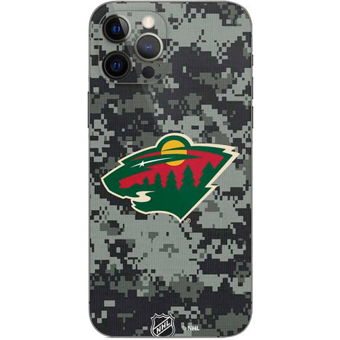 NHL Minnesota Wild Camo iPhone 12 Pro Skin