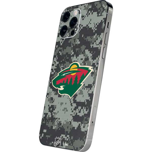 NHL Minnesota Wild Camo iPhone 12 Pro Skin