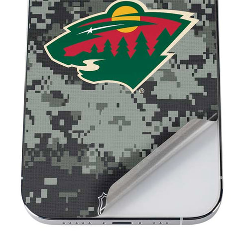 NHL Minnesota Wild Camo iPhone 12 Pro Skin