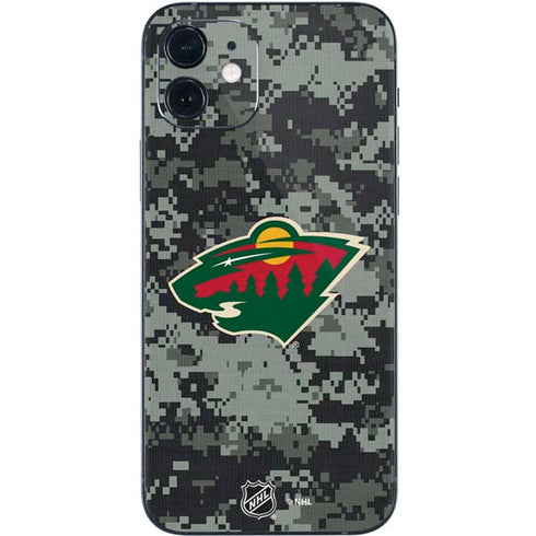 NHL Minnesota Wild Camo iPhone 12 Skin