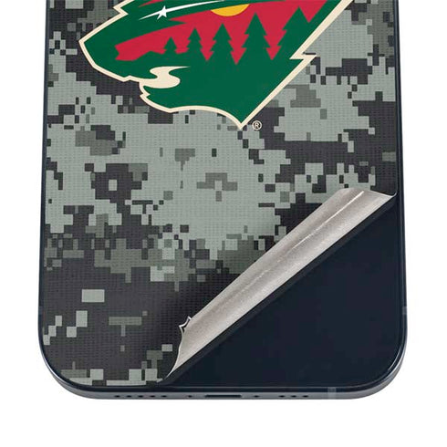 NHL Minnesota Wild Camo iPhone 12 Skin