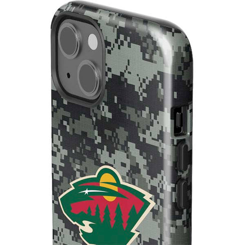 NHL Minnesota Wild Camo iPhone 13 Impact Case