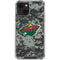 NHL Minnesota Wild Camo iPhone 13 Mini Clear Case