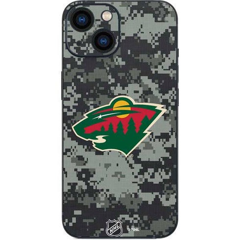 NHL Minnesota Wild Camo iPhone 13 Mini Skin