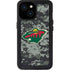 NHL Minnesota Wild Camo iPhone 13 Mini Waterproof Case