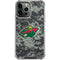 NHL Minnesota Wild Camo iPhone 13 Pro Max Clear Case