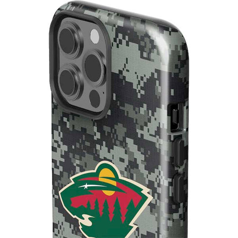 NHL Minnesota Wild Camo iPhone 13 Pro Max Impact Case