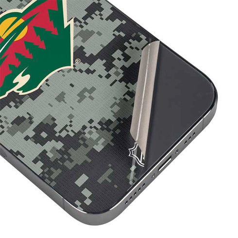 NHL Minnesota Wild Camo iPhone 13 Pro Skin