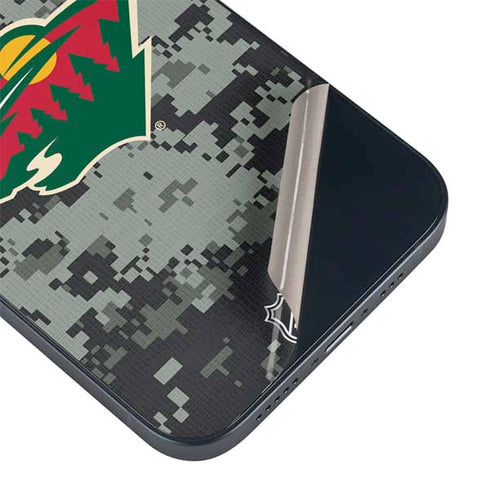 NHL Minnesota Wild Camo iPhone 13 Skin