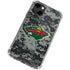 NHL Minnesota Wild Camo iPhone 14 Clear Case