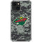 NHL Minnesota Wild Camo iPhone 14 Plus Clear Case