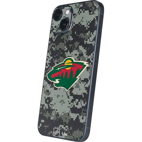 NHL Minnesota Wild Camo iPhone 15 Plus Skin