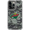 NHL Minnesota Wild Camo iPhone 14 Pro Clear Case