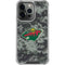 NHL Minnesota Wild Camo iPhone 15 Pro Clear Case