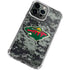 NHL Minnesota Wild Camo iPhone 15 Pro Clear Case