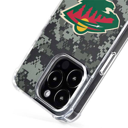NHL Minnesota Wild Camo iPhone 15 Pro MagSafe Case