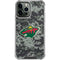 NHL Minnesota Wild Camo iPhone 14 Pro Max Clear Case