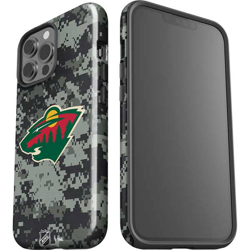 NHL Minnesota Wild Camo iPhone 15 Pro Max Impact Case