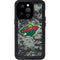 NHL Minnesota Wild Camo iPhone 14 Pro Waterproof Case