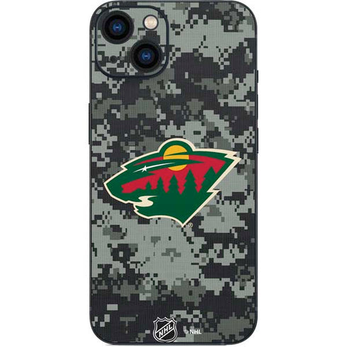 NHL Minnesota Wild Camo iPhone 14 Skin