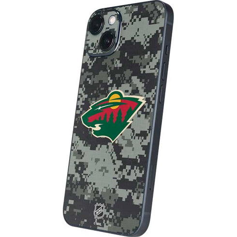 NHL Minnesota Wild Camo iPhone 15 Skin
