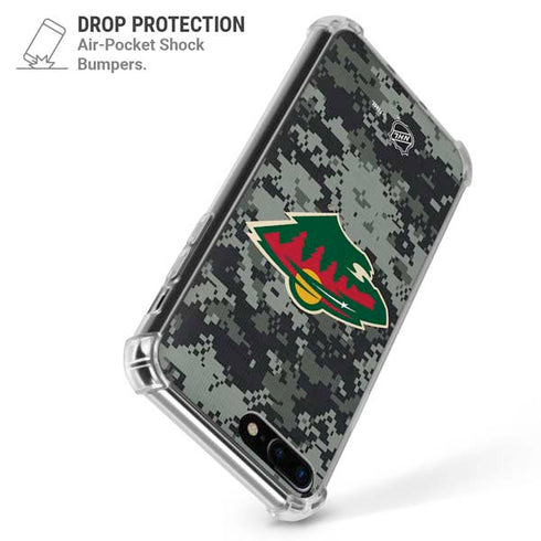 NHL Minnesota Wild Camo iPhone 7/8 Plus Clear Case