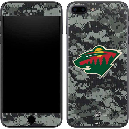 NHL Minnesota Wild Camo iPhone 8 Plus Skin
