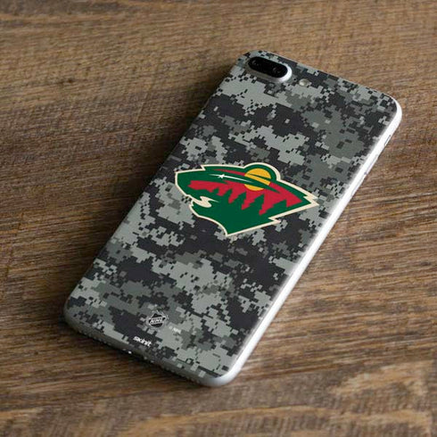 NHL Minnesota Wild Camo iPhone 8 Plus Skin