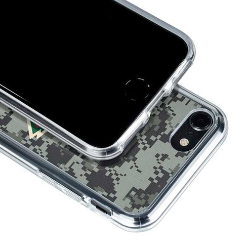 NHL Minnesota Wild Camo iPhone SE (2nd & 3rd Gen) Clear Case