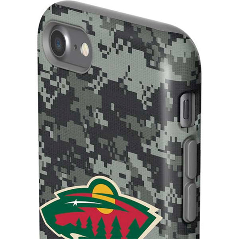 NHL Minnesota Wild Camo iPhone SE (2nd & 3rd Gen) Pro Case