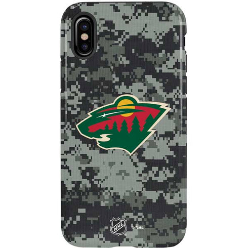 NHL Minnesota Wild Camo iPhone X Pro Case