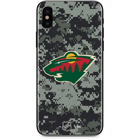 NHL Minnesota Wild Camo iPhone X Skin