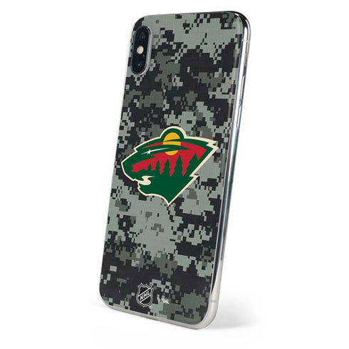 NHL Minnesota Wild Camo iPhone X Skin