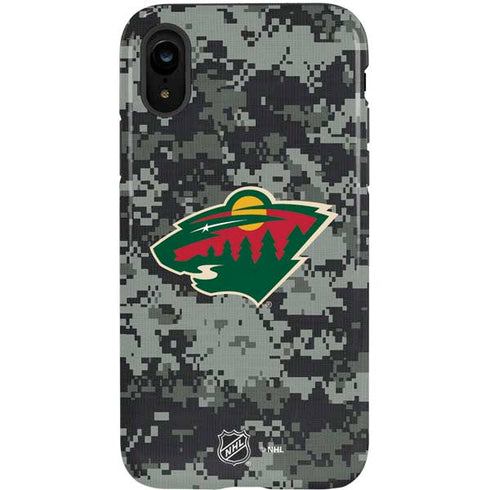 NHL Minnesota Wild Camo iPhone XR Pro Case