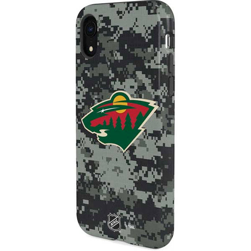 NHL Minnesota Wild Camo iPhone XR Pro Case