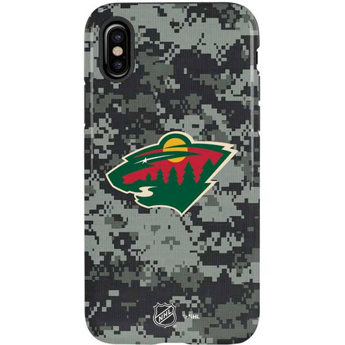 NHL Minnesota Wild Camo iPhone XS Pro Case